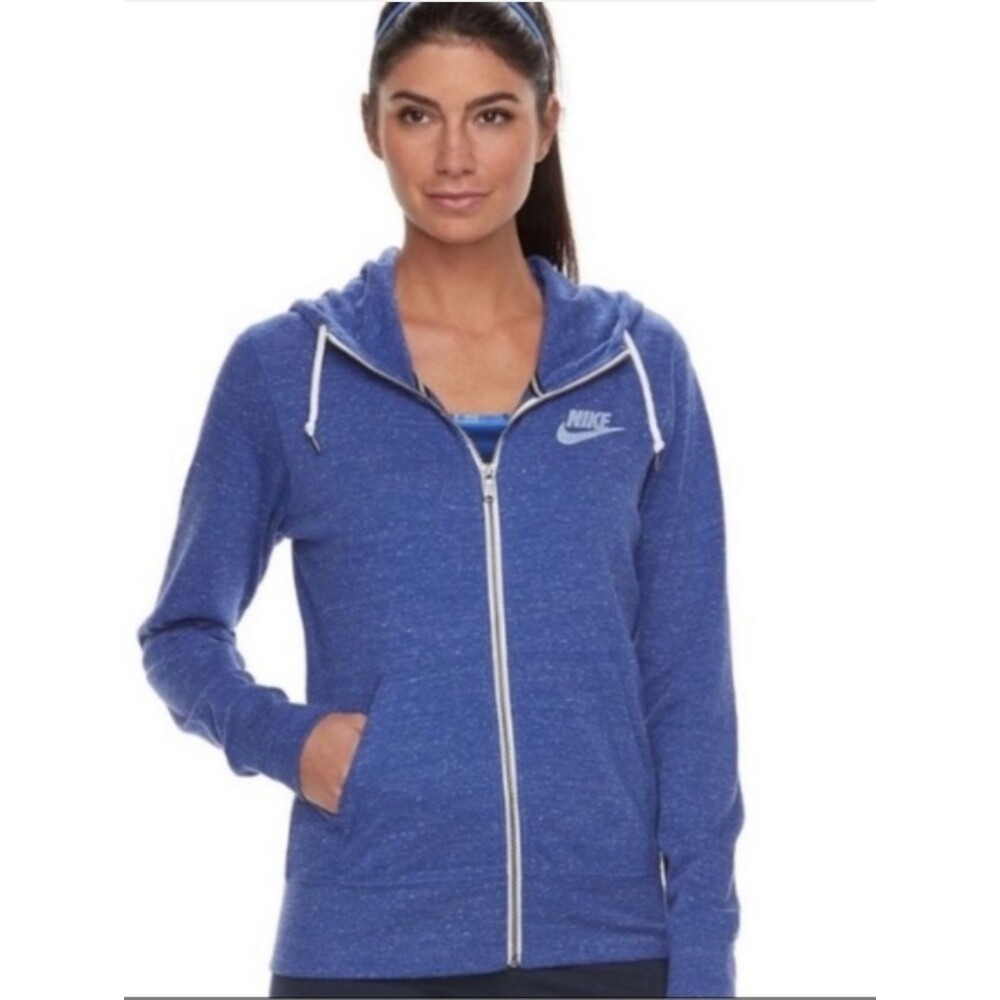 Nike Vintage Style Zip-up With Hood - Lightweight